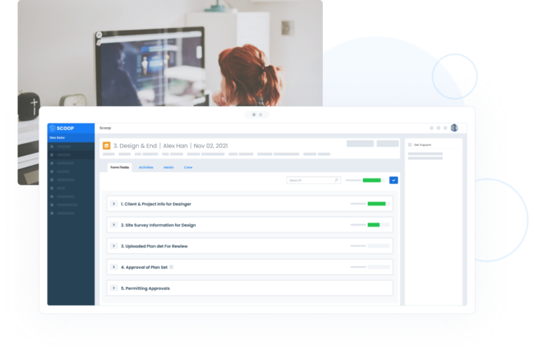 Scoop CRM Solar Project Management Software