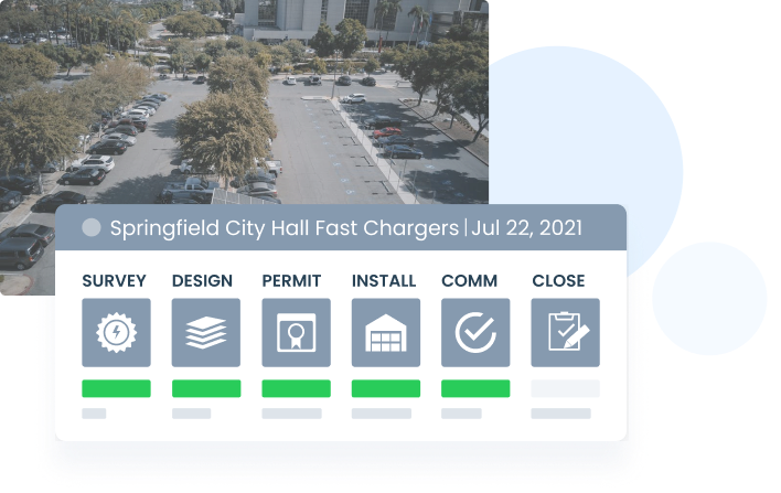 EV Charging CRM Client Data & Project Status