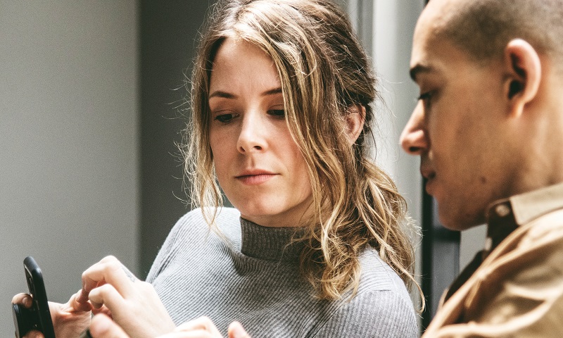 Couple Checking Numbers