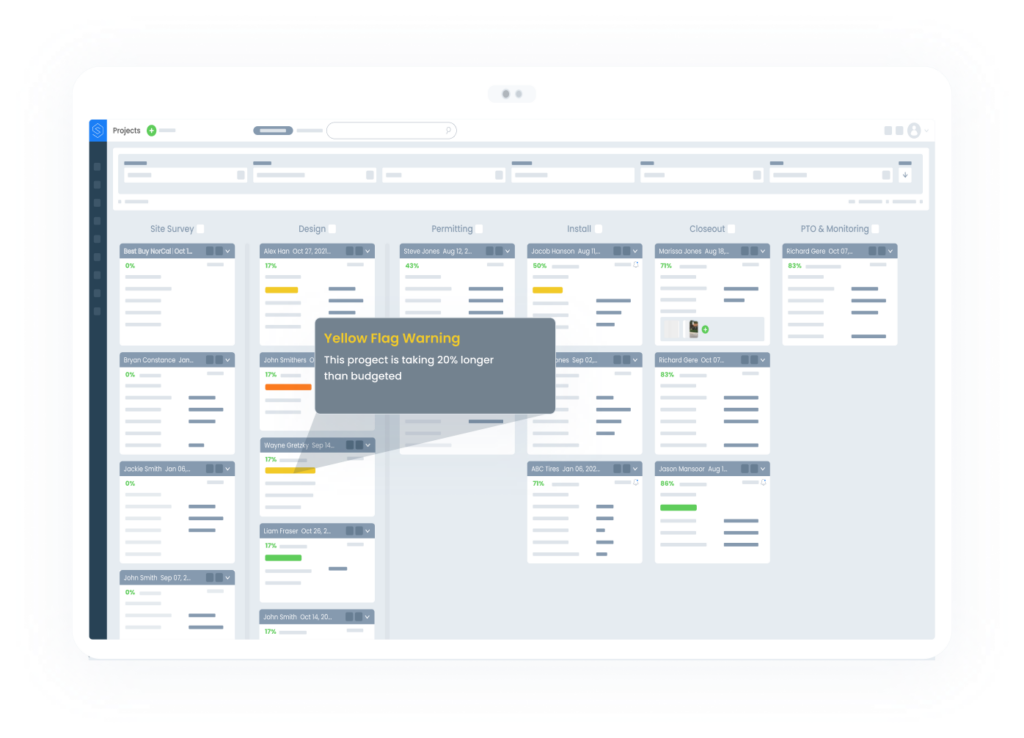 Proejct Tracker Live Dashboard