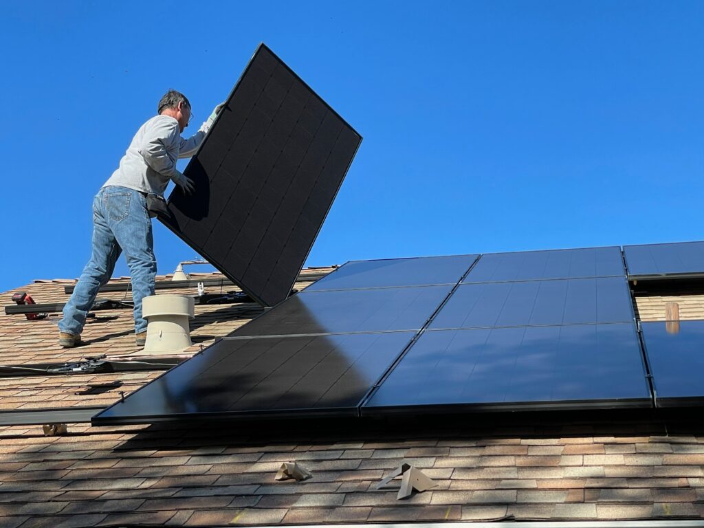 solar installation software solar panels residential roof