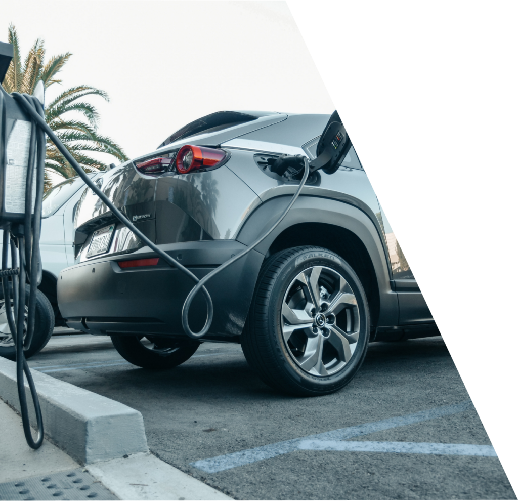 ev charging installation stock polygon