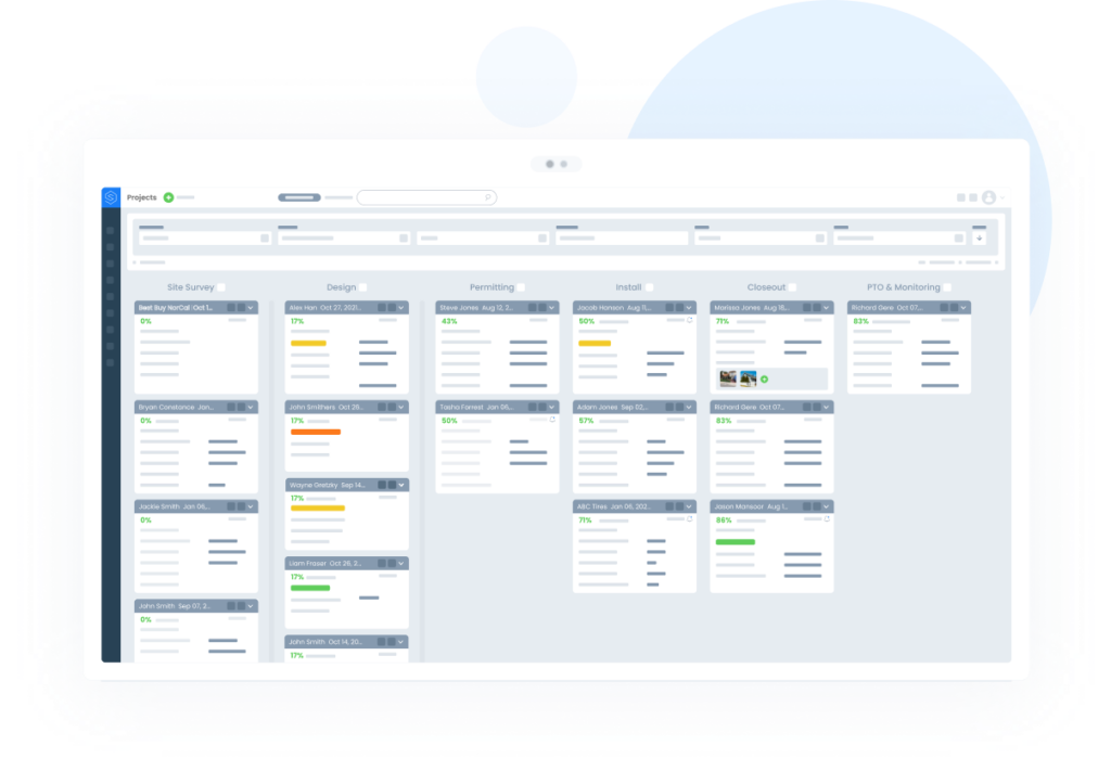 Product - Scoop 31 project tracker dashboard product image