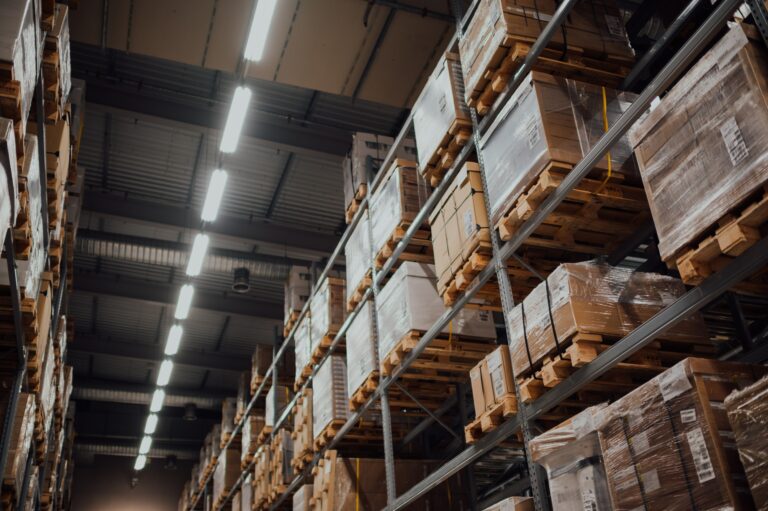 warehouse boxes shelves solar inventory management