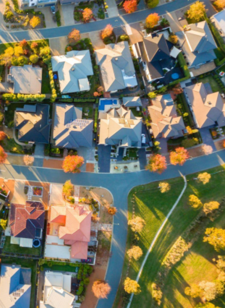 Ariel Over Suburb