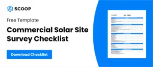 CTA banner to download our free residential solar site survey checklist template.