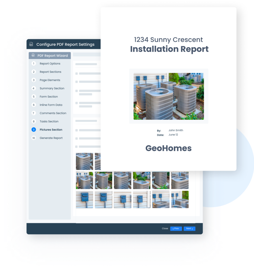 Home Efficiency Installation Report