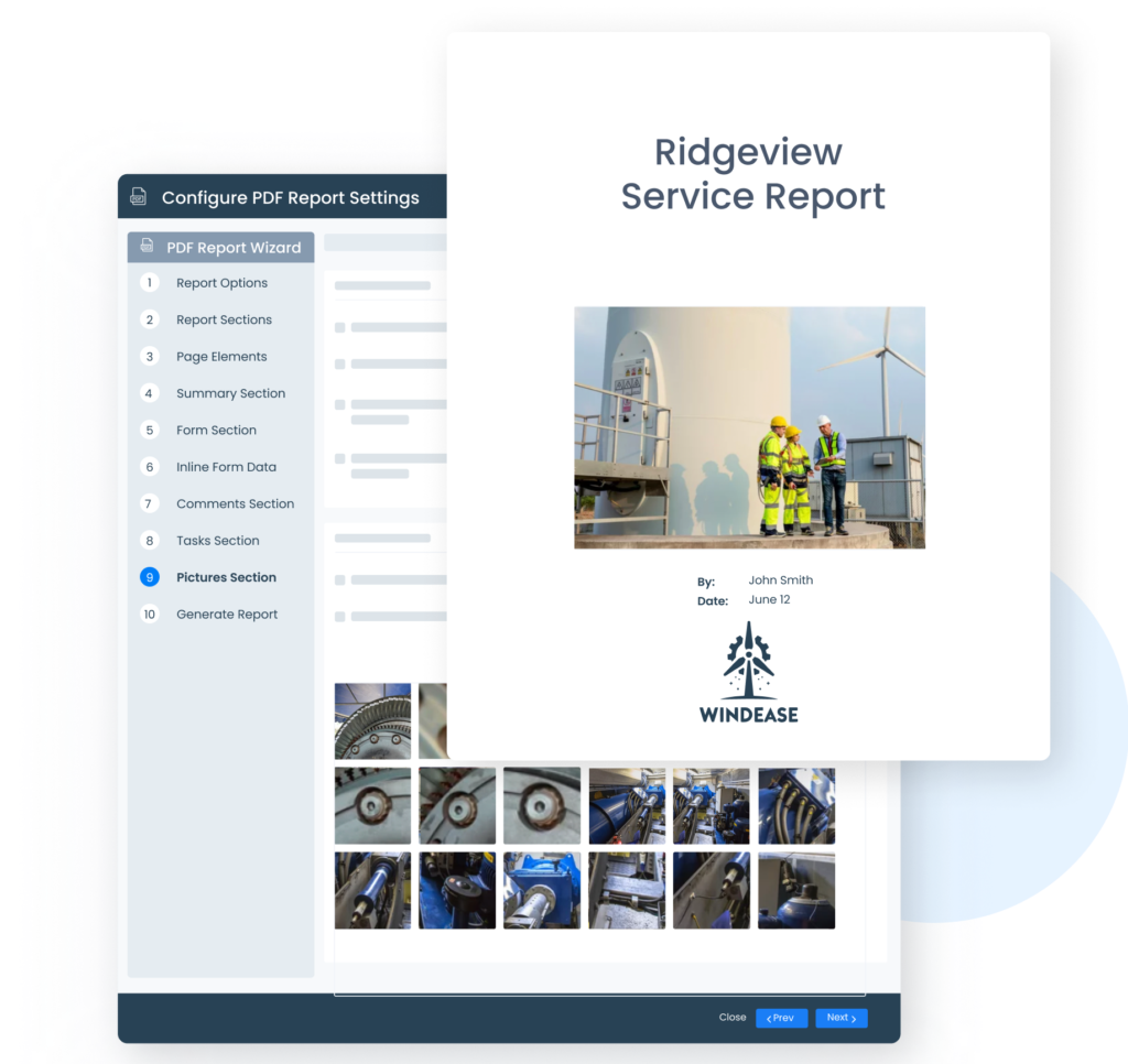 Wind Turbine Operations and Maintenance Service Report PDF