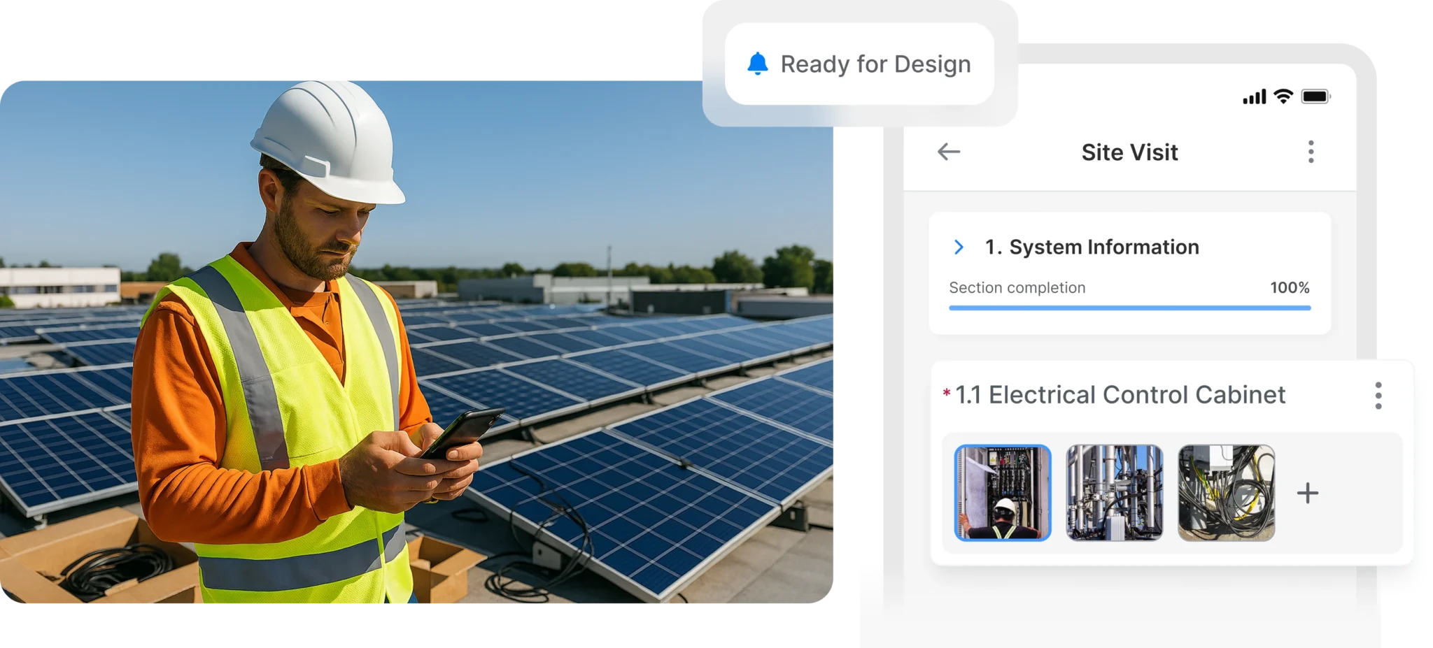 Commercial Solar Mobile App