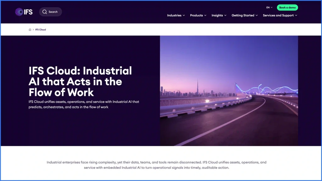 IFS hero image website