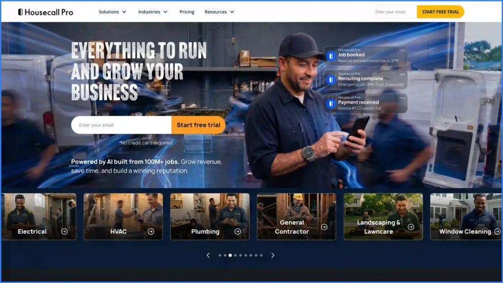 housecallpro hero image website