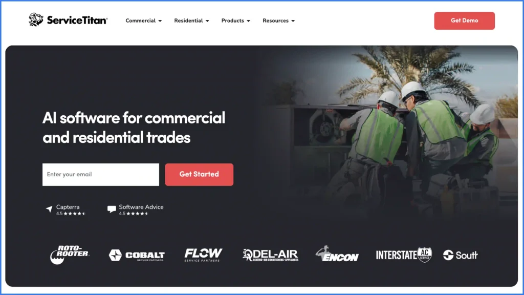 servicetitan hero image website