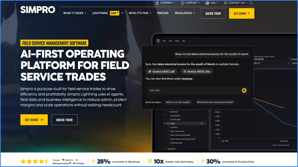 simpro hero image website
