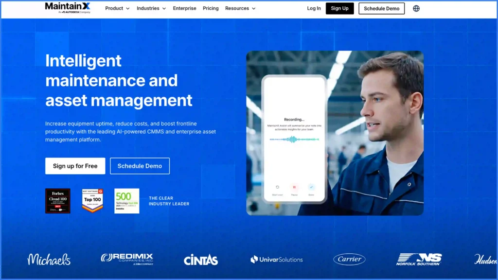 maintainx hero website image