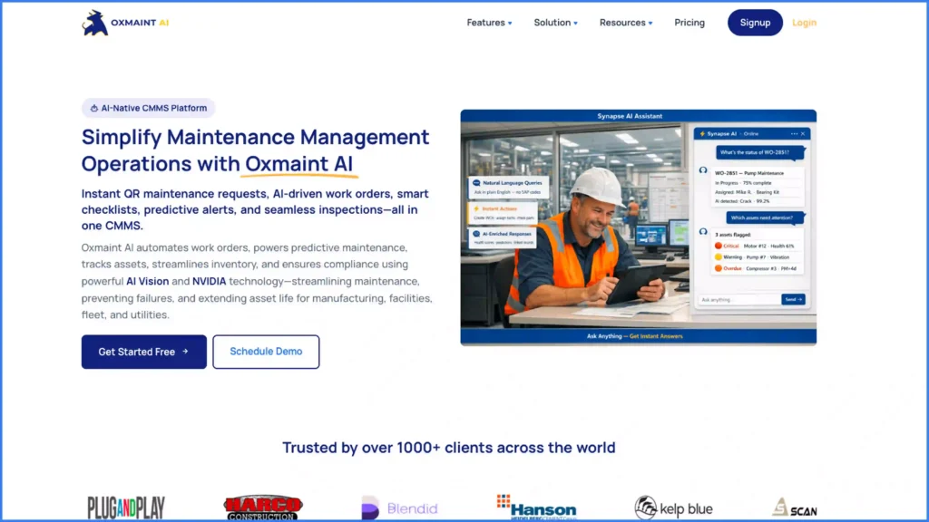 oxmaint hero image