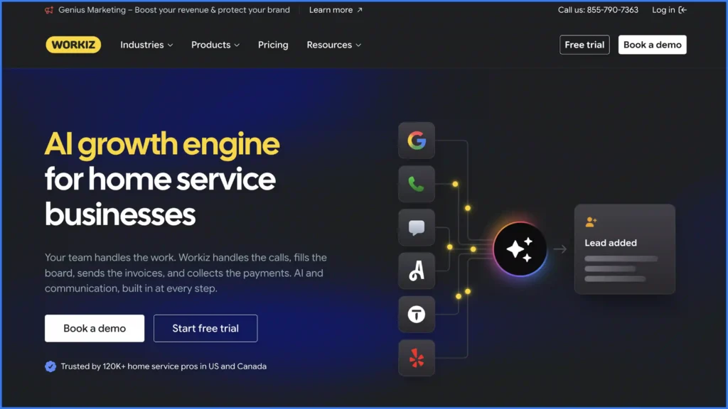 workiz hero image